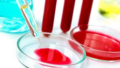 Proba de sangue para parasitos